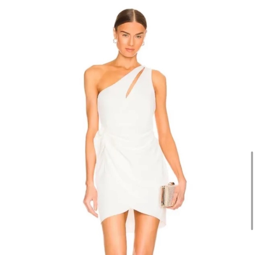 Amanda Uprichard REVOLVE Conetta Mini Dress Ivory White Size extra  Small